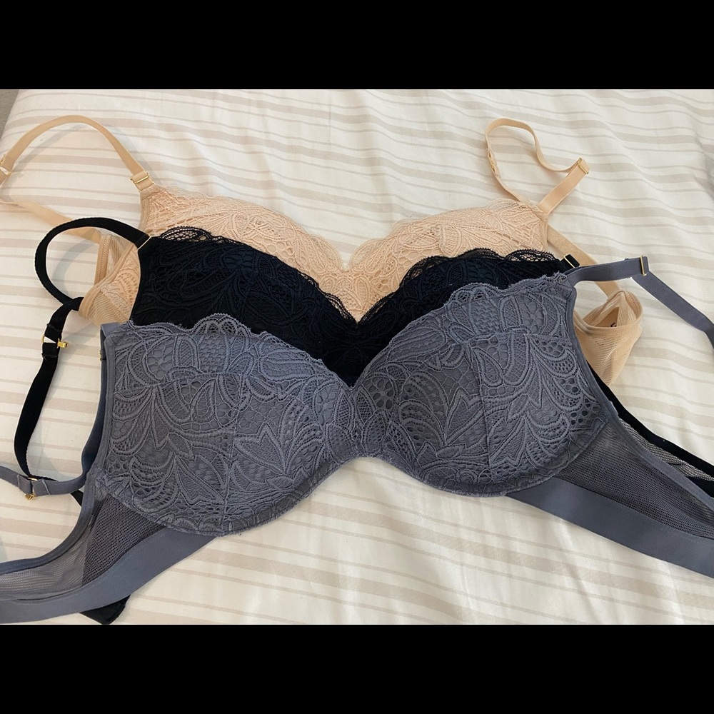 Lively lace no-wire push up